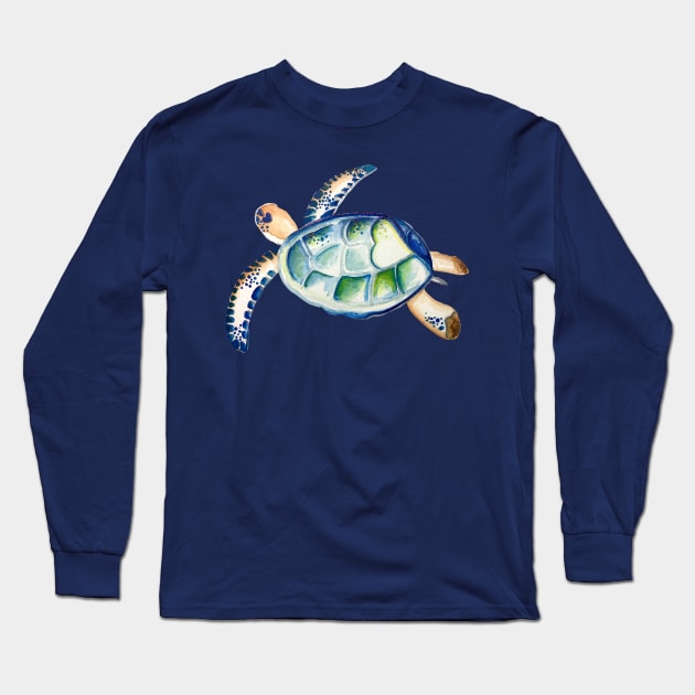 Tortoise Long Sleeve T-Shirt by digitaldoodlers